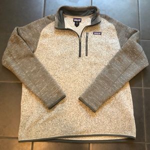 Patagonia XL Pull Over Jacket Men Grey Sweatshirt